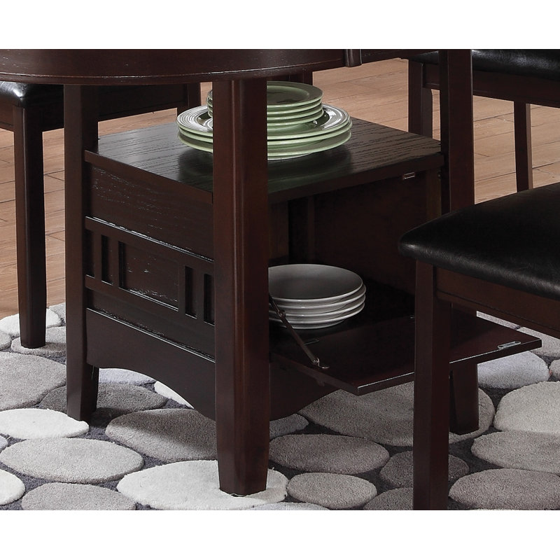 Lark Manor Guntersville Extendable Pedestal Dining Table & Reviews